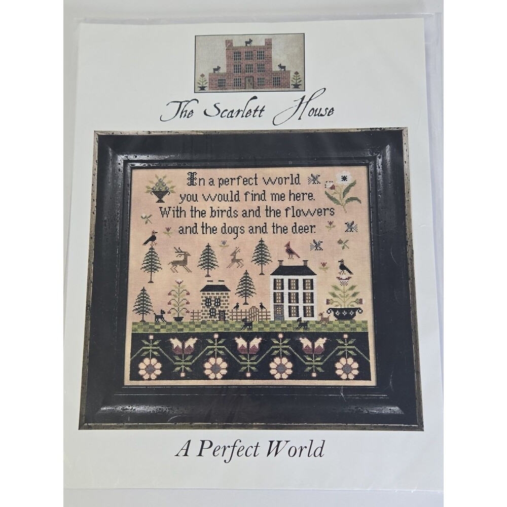 The Scarlett House A Perfect World Cross Stitch Pattern Tanya Brockmeyer 2019